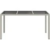 Sodo stalas Balta 150 x 90 x 75 cm poliratanas