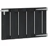Sodo vartai 100 x 60 cm WPC ir aliuminis Juoda