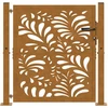 Sodo vartai, 100x100 cm, atsparūs oro sąlygoms, plienas, banguotos konstrukcijos