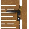 Sodo vartai, 105x155cm, corten plienas, kvadratų dizaino