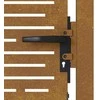 Sodo vartai, 105x180cm, corten plienas, kvadratų dizaino