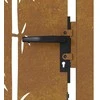 Sodo vartai, 105x205cm, corten plienas, bambuko dizaino