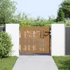 Sodo vartai, 85x100cm, corten plienas, bambuko dizaino