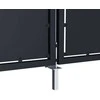 Sodo vartai, antracito spalvos, 300x125cm, plienas