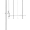 Sodo vartai, balti, 1x1,75m, plienas
