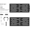Sodo vartai Juoda 85 x 100 cm Milteliniu būdu padengtas plienas