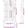 Sodo vartai Juoda 85 x 200 cm Milteliniu būdu padengtas plienas