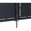 Sodo vartai, antracito spalvos, 350x75cm, plienas