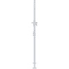 Sodo vartai su užraktu Sidabro 96 x 200 cm Nerūdijantis Plienas