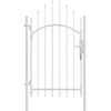 Sodo vartai Woerden, plieniniai, 1x2,45 m, balti