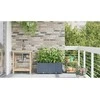 Sodo vazonas 2 pcs Šviesiai Pilka 80 x 40 x 37,5 cm Plastmasė