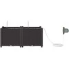 Sodo vazonas 2 pcs Ruda 80 x 40 x 37,5 cm Plastmasė