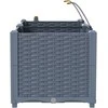 Sodo vazonas 2 pcs Šviesiai Pilka 80 x 40 x 37,5 cm Plastmasė