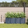 Sodo vazonas 4 pcs Pilka 160 x 40 x 52 cm Plastmasė