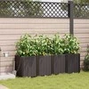 Sodo vazonas 4 pcs Ruda 160 x 40 x 52 cm Plastmasė
