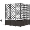 Sodo vazonas 5 vnt. Ruda 120 x 120 x 142 cm PP