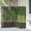 Sodo vazonas 5 vnt. Ruda 120 x 120 x 142 cm PP