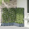 Sodo vazonas 5 pcs Šviesiai Pilka 120 x 120 x 126 cm Plastmasė