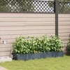 Sodo vazonas 4 pcs Šviesiai Pilka 160 x 40 x 22 cm Plastmasė