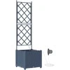 Sodo vazonas Pilka 40 x 40 x 142 cm PP