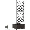 Sodo vazonas Ruda 40 x 40 x 126 cm Plastmasė