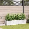 Sodo vazonas 4 pcs Baltas 160 x 40 x 37,5 cm Plastmasė