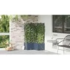 Sodo vazonas 3 pcs Pilka 80 x 80 x 142 cm Plastmasė