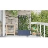 Sodo vazonas 2 pcs Pilka 80 x 40 x 142 cm Plastmasė