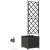 Sodo vazonas Ruda 40 x 40 x 142 cm Plastmasė