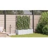 Sodo vazonas 3 vnt. Balta 120 x 40 x 142 cm PP