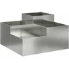 Sodo vazonas Sidabro 100 x 100 x 48 cm Galvanizuotas plienas