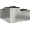 Sodo vazonas Sidabro 100 x 100 x 48 cm Galvanizuotas plienas