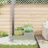 Sodo vazonas Sidabro 100 x 100 x 48 cm Galvanizuotas plienas