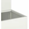 Sodo vazonas Balta 100 x 60 x 45 cm Šaltai valcuotas plienas