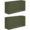 Sodo vazonas 2 vnt. Alyvuogių žalia 100 x 20 x 49 cm