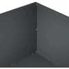 Sodo vazonas 2 vnt. Antracito 100 x 100 x 40 cm