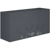 Sodo vazonas 2 vnt. Antracito 100 x 20 x 49 cm