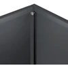 Sodo vazonas 2 vnt. Antracito 35 x 35 x 35 cm