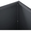 Sodo vazonas 2 vnt. Antracito 60 x 20 x 20 cm