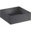 Sodo vazonas 2 vnt. Antracito 60 x 60 x 20 cm
