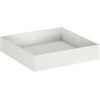Sodo vazonas 2 vnt. Balta 100 x 100 x 20 cm