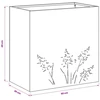 Sodo vazonas 2 vnt. Balta 50 x 30 x 49 cm