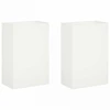 Sodo vazonas 2 vnt. Balta 50 x 30 x 75 cm