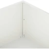 Sodo vazonas 2 vnt. Balta 60 x 60 x 20 cm