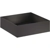 Sodo vazonas 2 vnt. Juoda 100 x 100 x 30 cm
