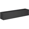 Sodo vazonas 2 vnt. Juoda 100 x 20 x 20 cm