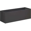 Sodo vazonas 2 vnt. Juoda 40 x 20 x 20 cm
