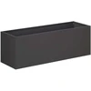 Sodo vazonas 2 vnt. Juoda 40 x 20 x 20 cm