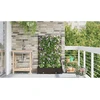 Sodo vazonas 2 vnt. Ruda 80 x 40 x 125,5 cm PP
