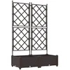 Sodo vazonas 2 vnt. Ruda 80 x 40 x 125,5 cm PP